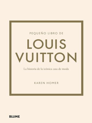 cover image of Pequeño libro de Louis Vuitton